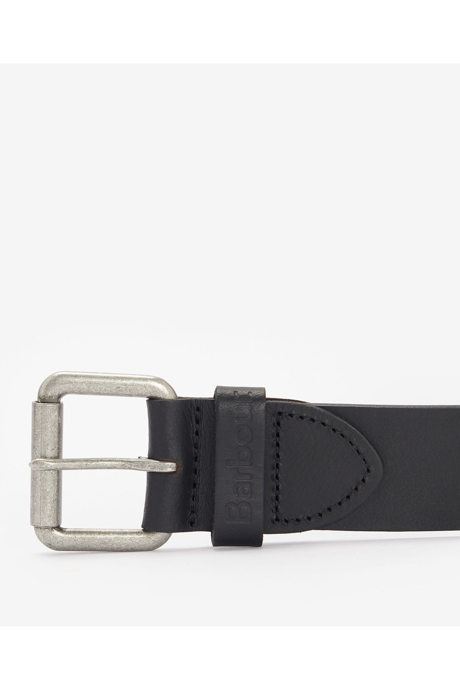 Barbour matt leather belt store