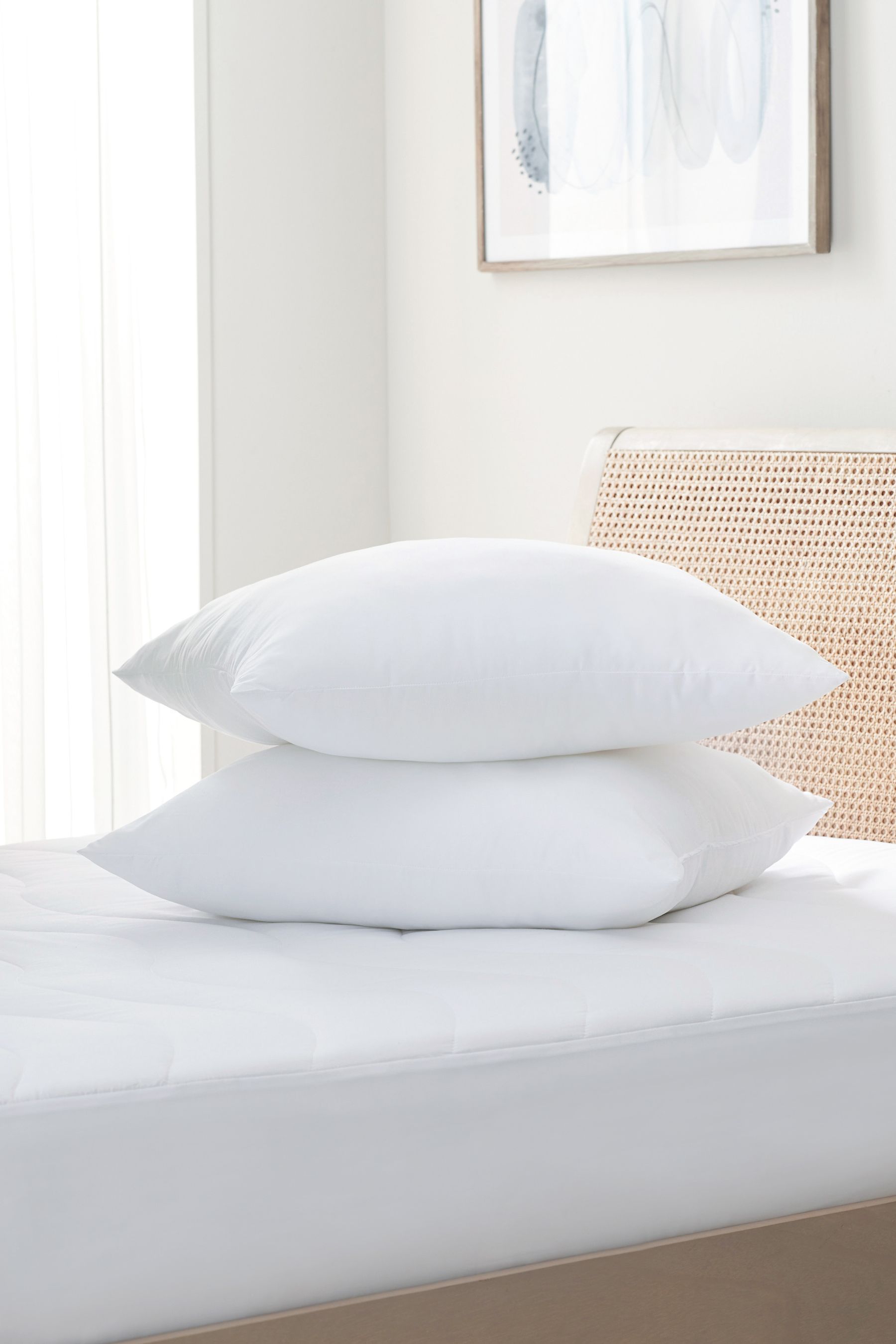 Buy Set of 2 Sleep In Comfort Square Pillows from the Next UK online shop