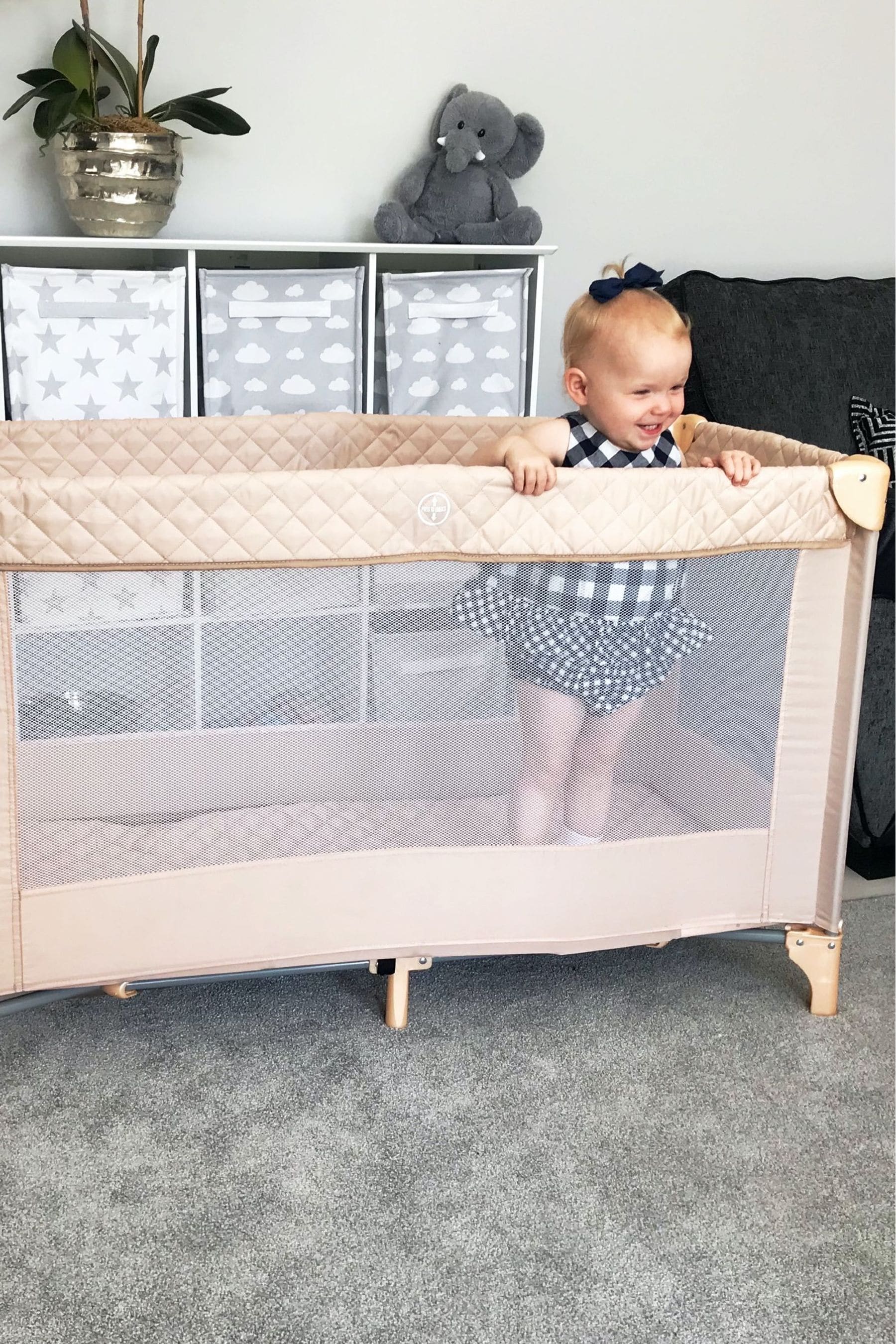 Babiie sale travel cot