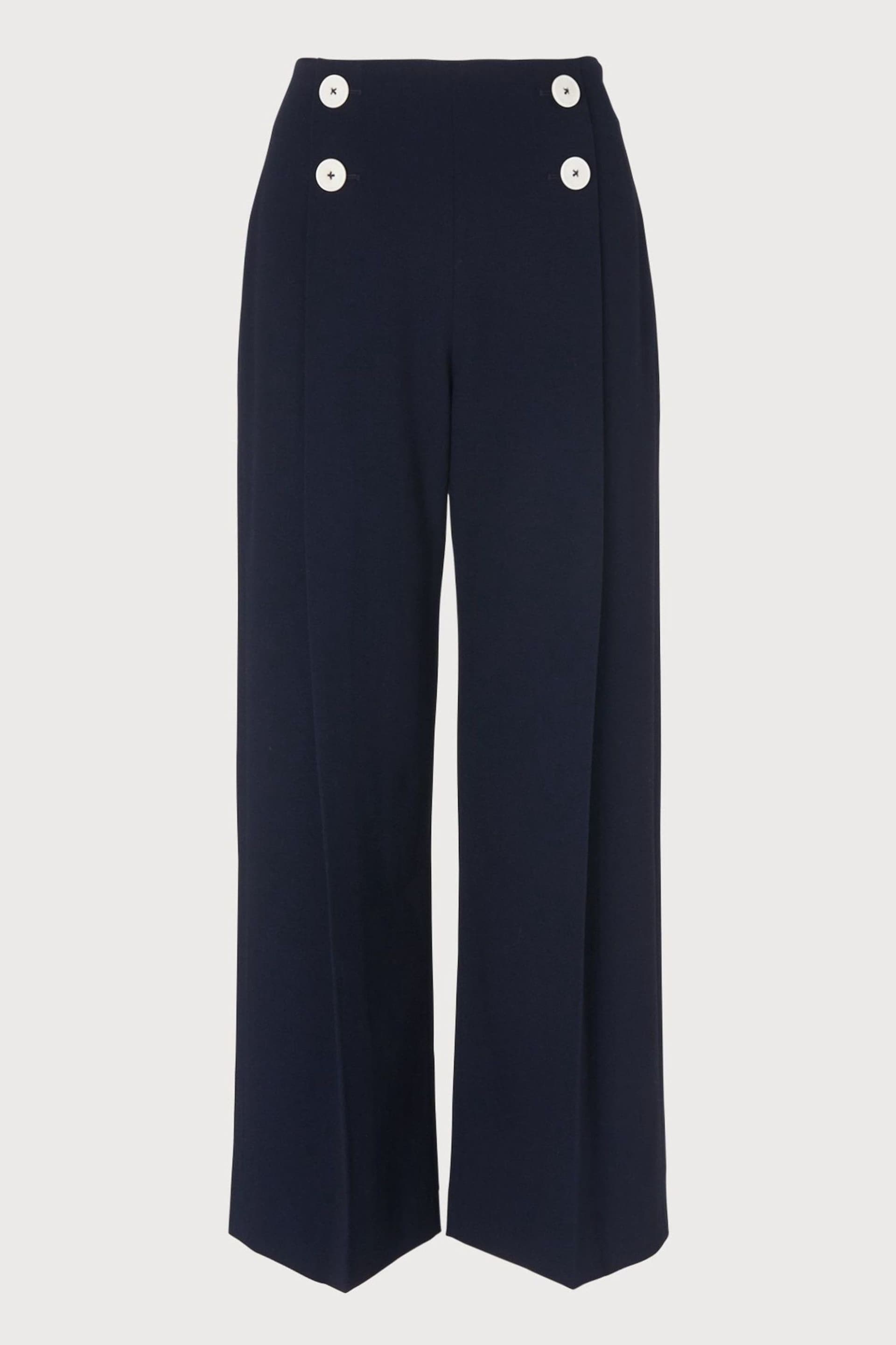 LK Bennett Parker Button Front Trousers - Image 4 of 4