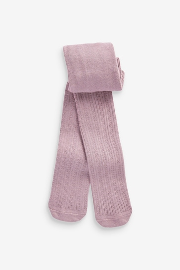 Pink Pontelle Baby Tights 2 Pack (0mths-2yrs)