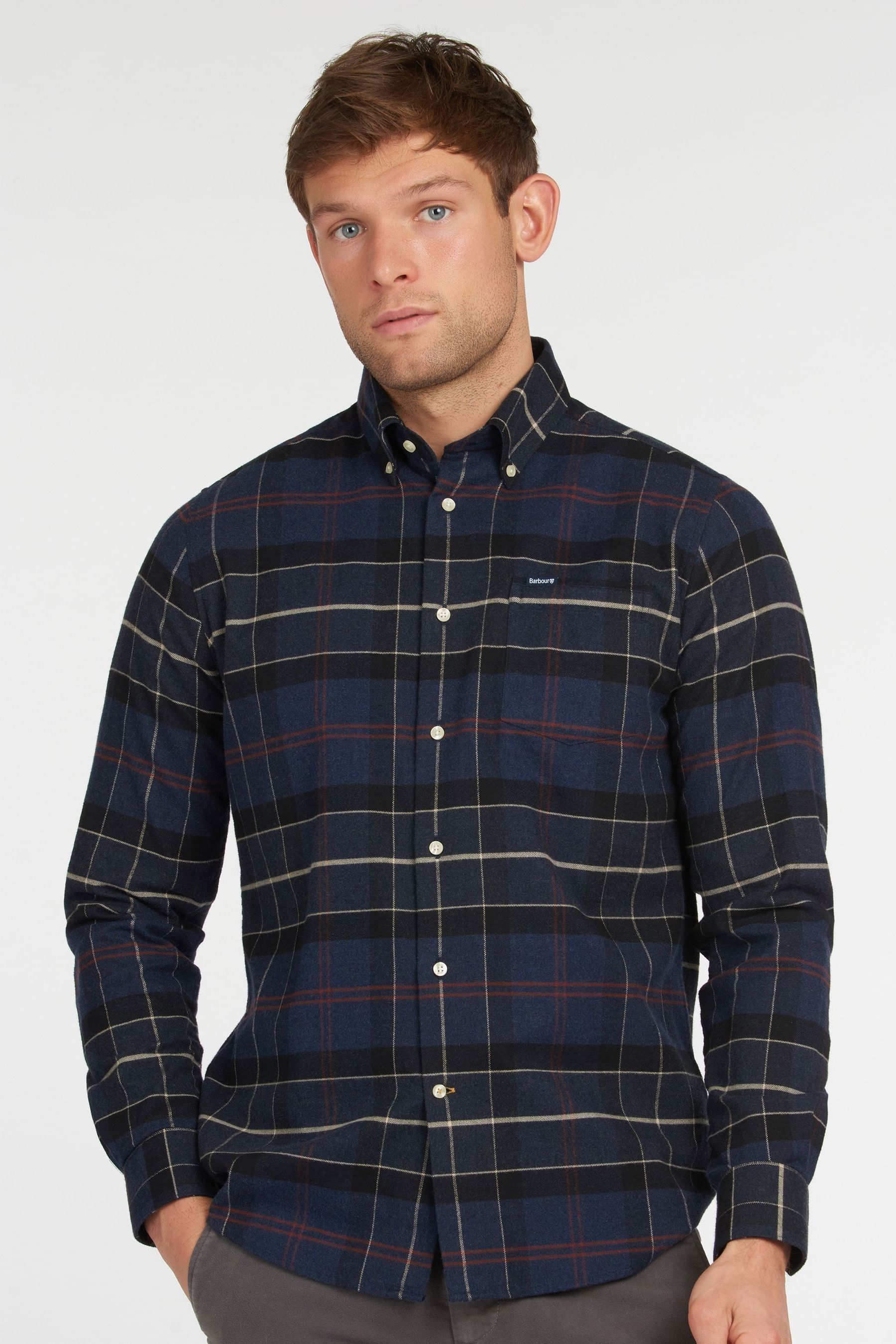 Barbour Blue Lutsleigh Shirt