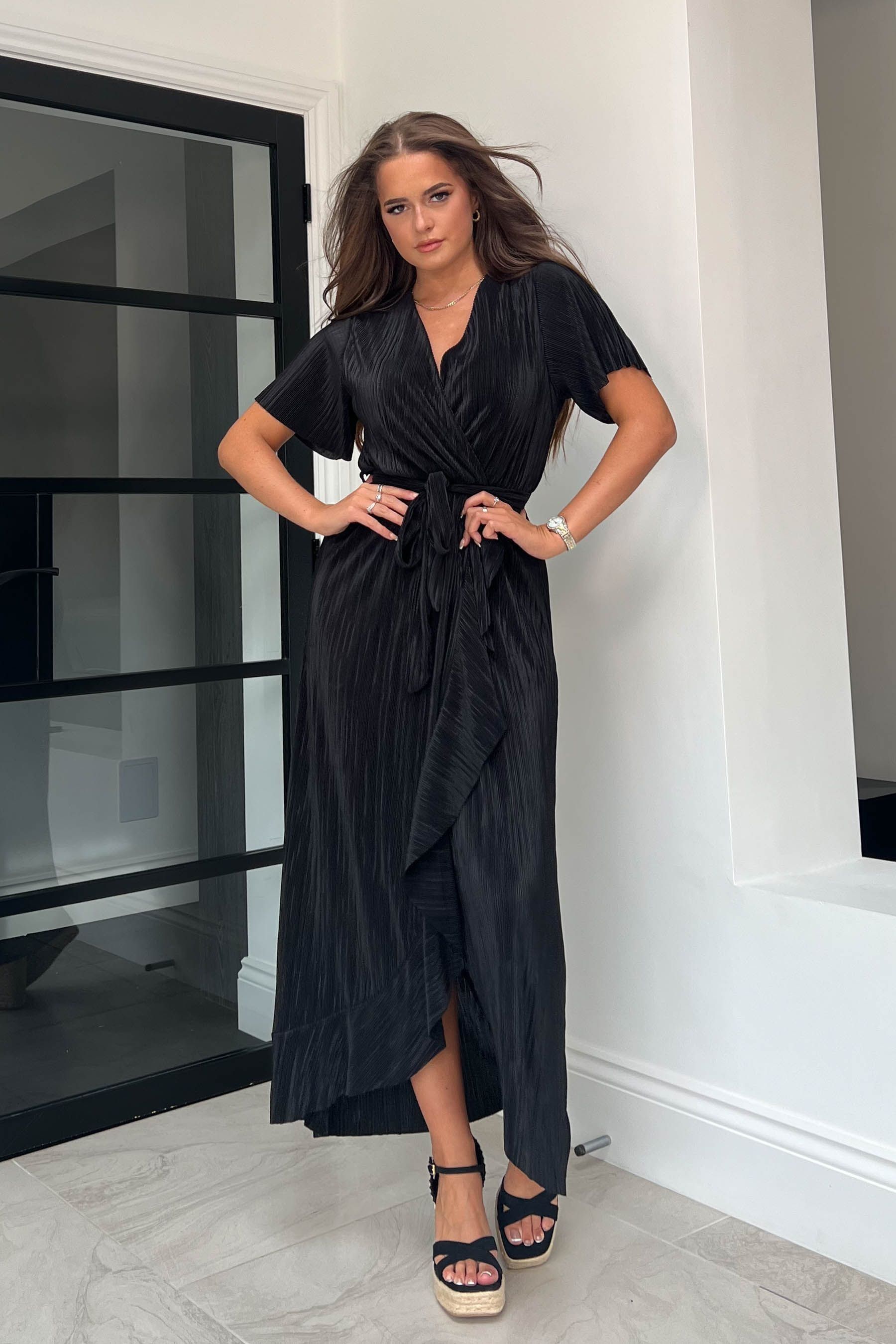 Girl in mind wrap maxi dress best sale
