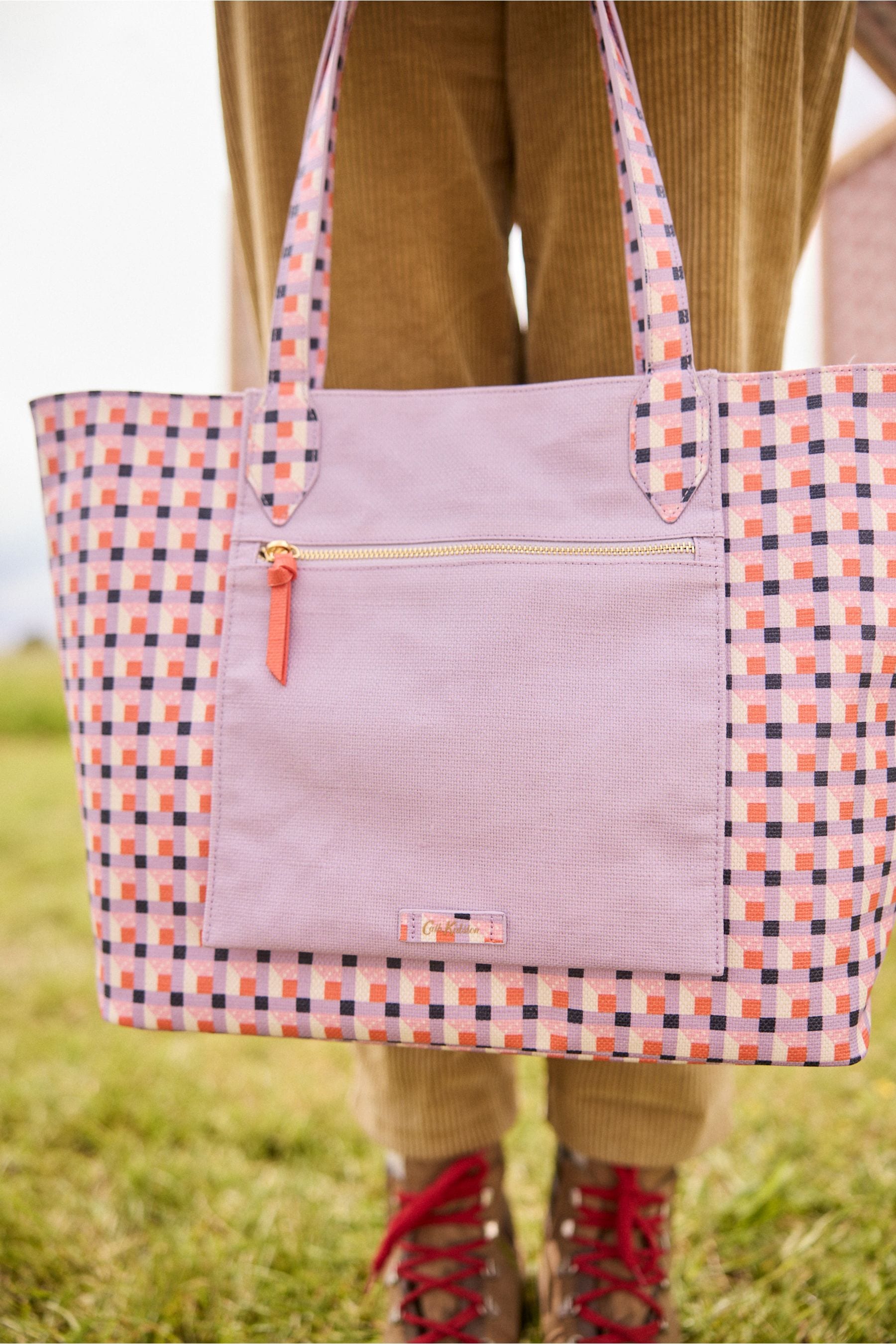 Buy Cath Kidston Pink Check Large Tote Bag from the Next UK online shop