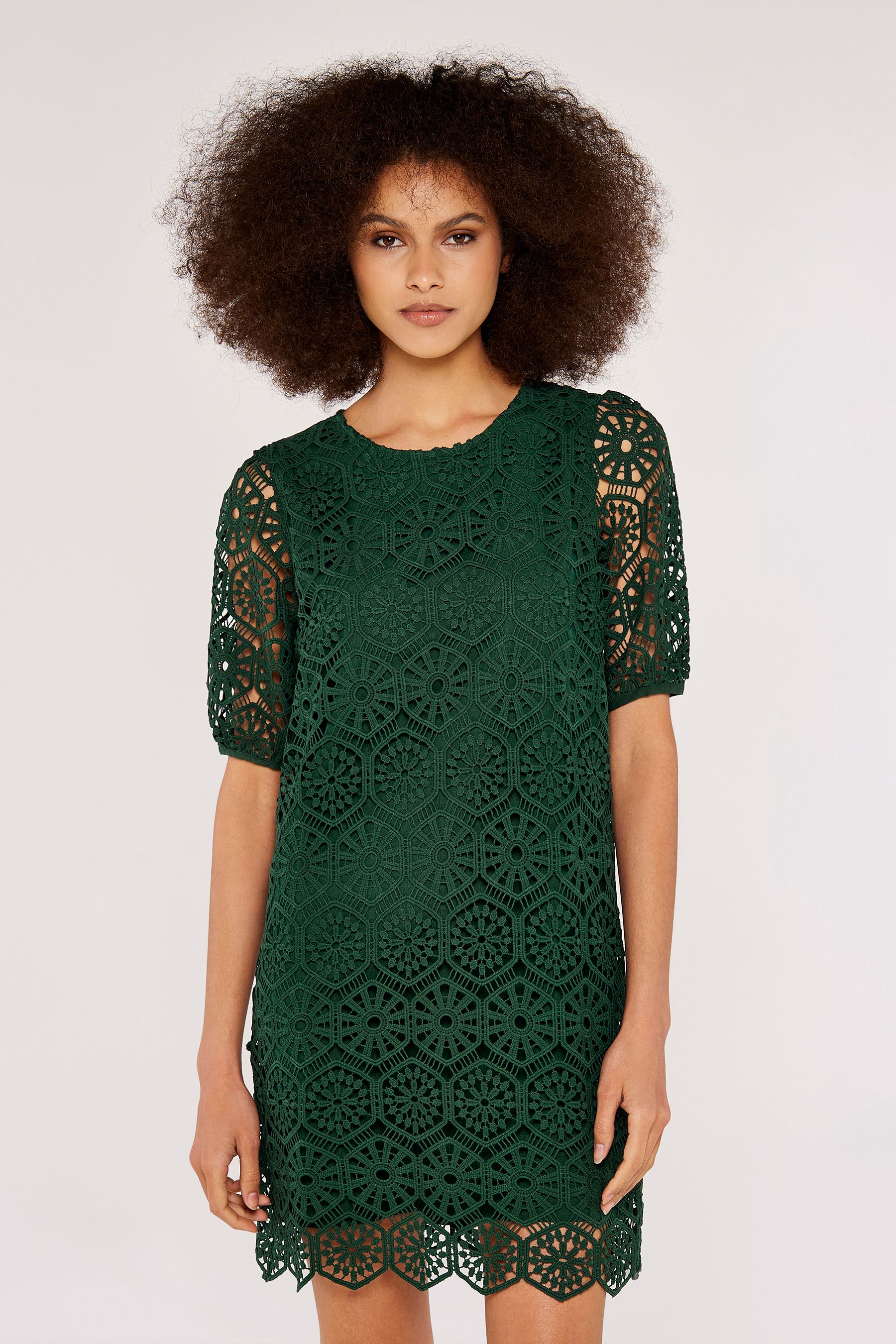 Apricot shift dress sales