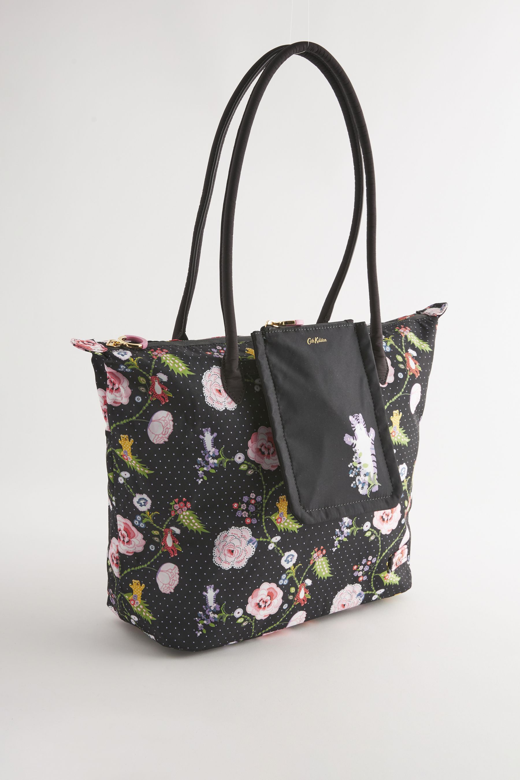 Black medium tote bag hotsell