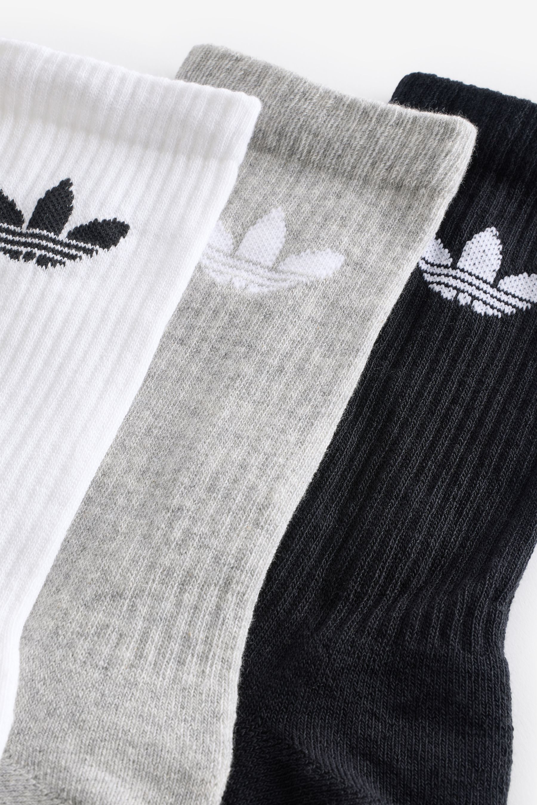 Buy adidas original Black Trefoil Crew Socks 3 Pack from Next Germany