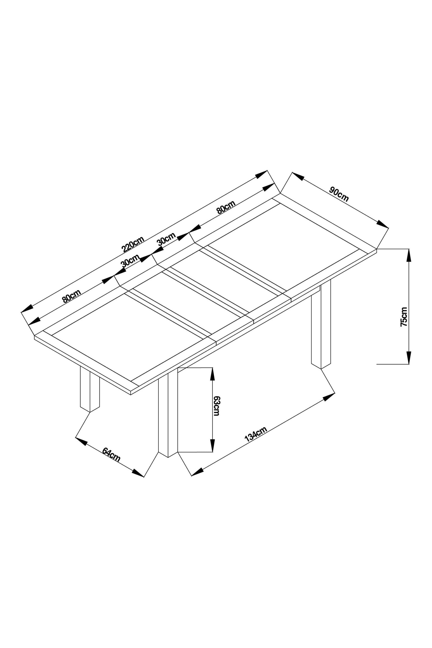 Next malvern outlet table and bench