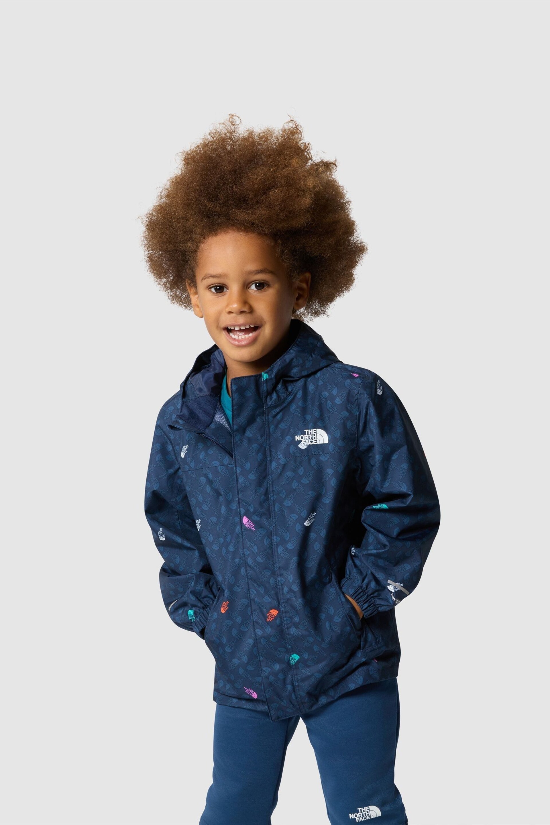 The North Face Blue Kids Antora Jacket - Image 3 of 5