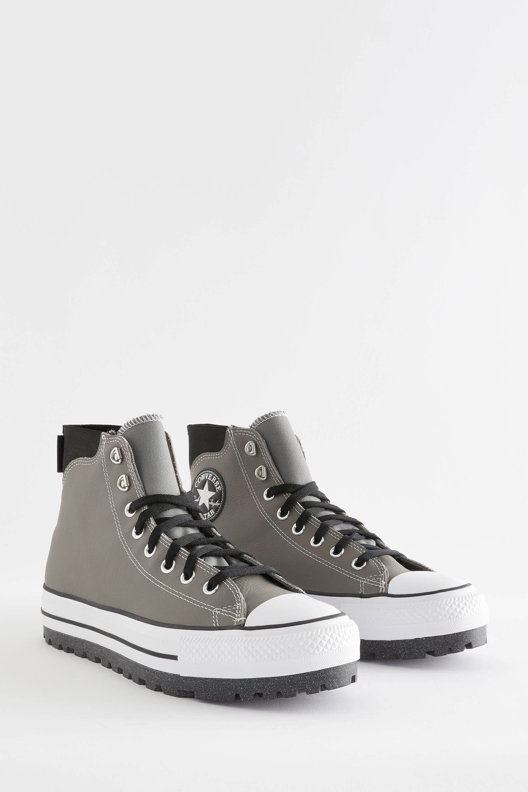 Converse Grey Chuck Taylor Waterproof City Trek Trainers