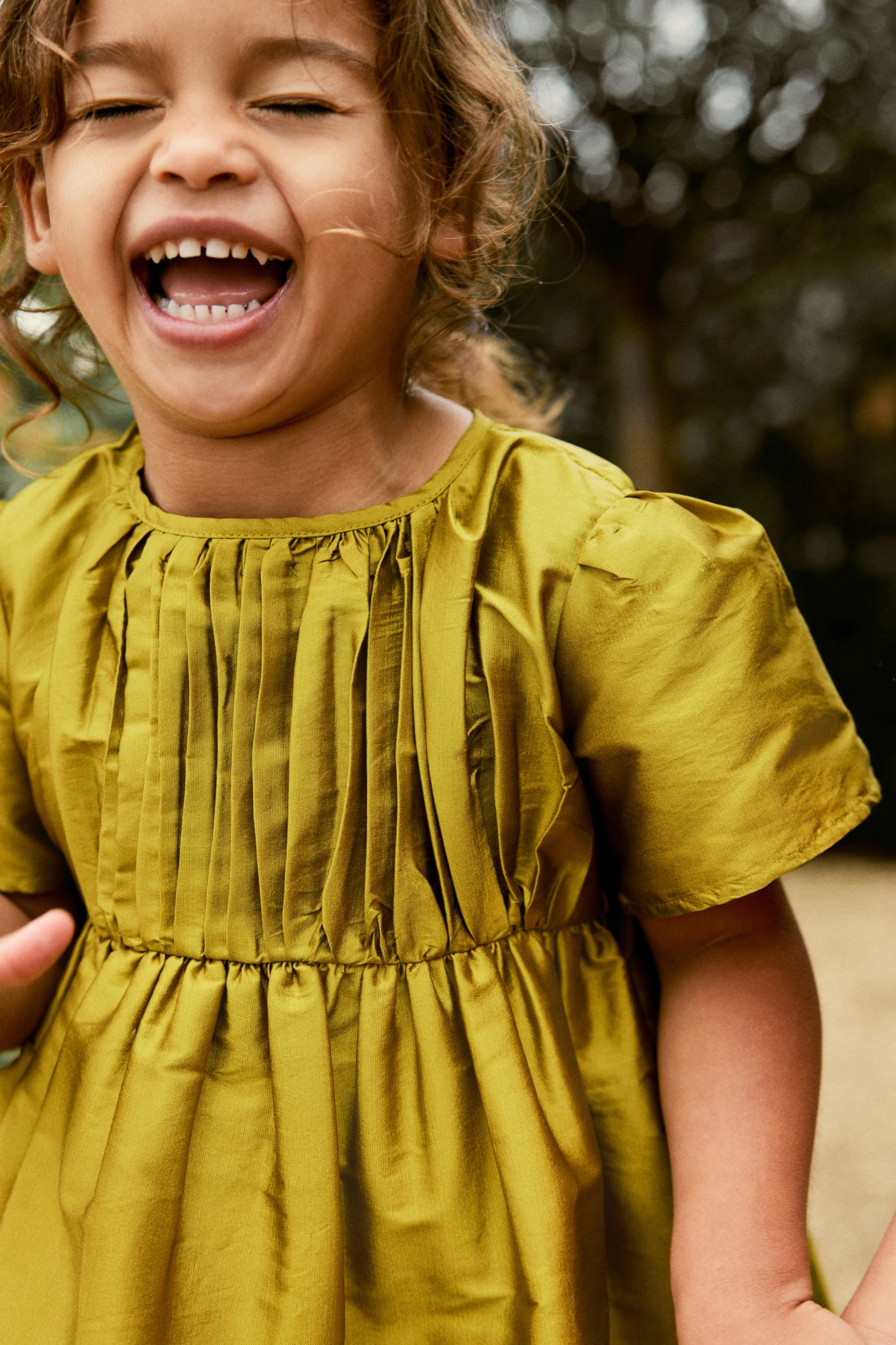 Little girl olive hotsell green dress