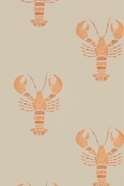 Sanderson Home Orange Cromer Wallpaper 10.05M Wallpaper - Image 1 of 1