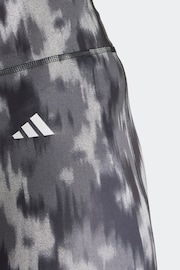 adidas Black Train Essential Print Leggings - Image 8 of 8