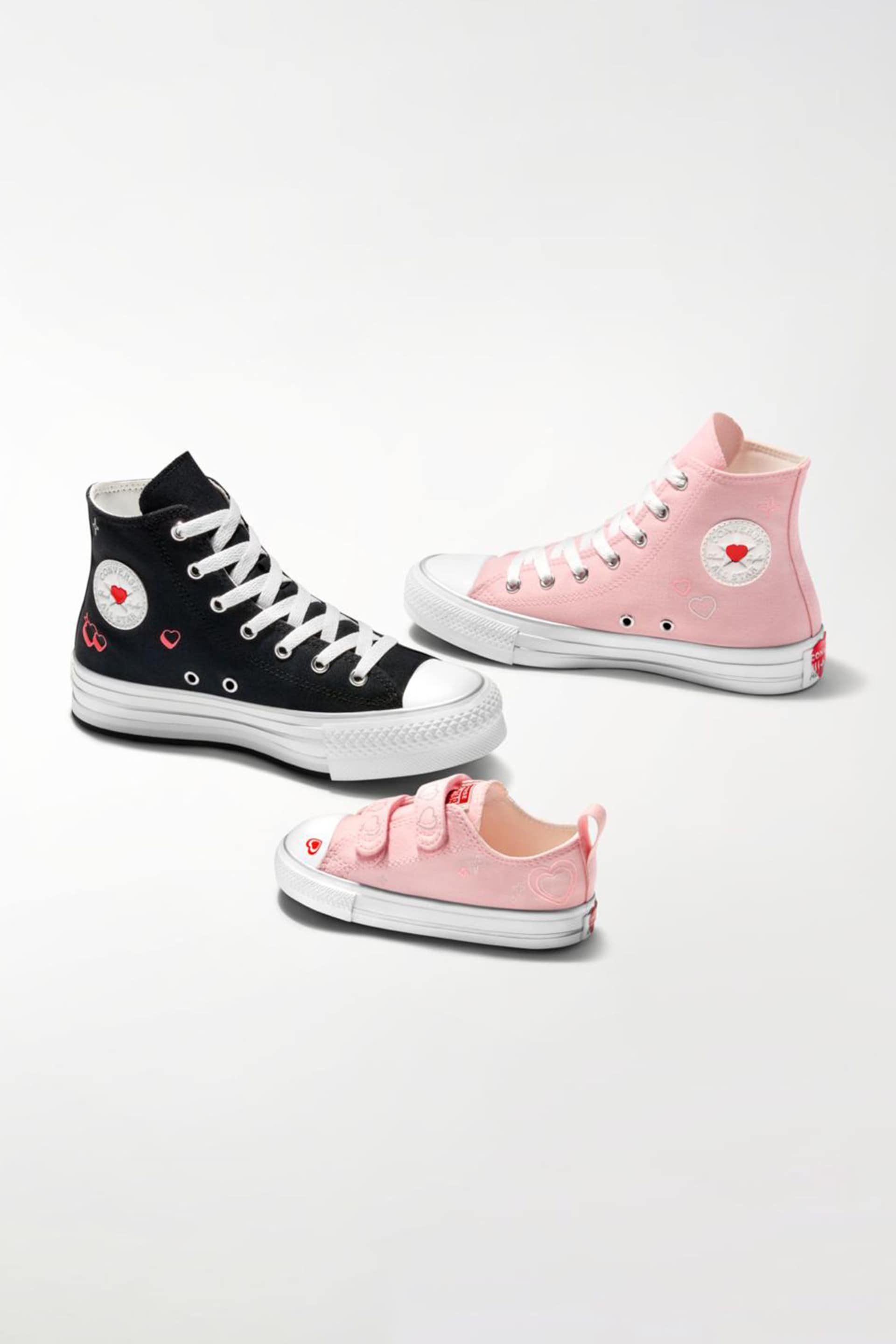 Converse Pink Chuck Taylor All Star Youth Trainers - Image 12 of 20