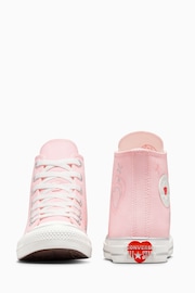 Converse Pink Chuck Taylor All Star Youth Trainers - Image 15 of 20