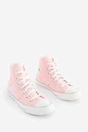 Converse Pink Chuck Taylor All Star Youth Trainers - Image 6 of 20