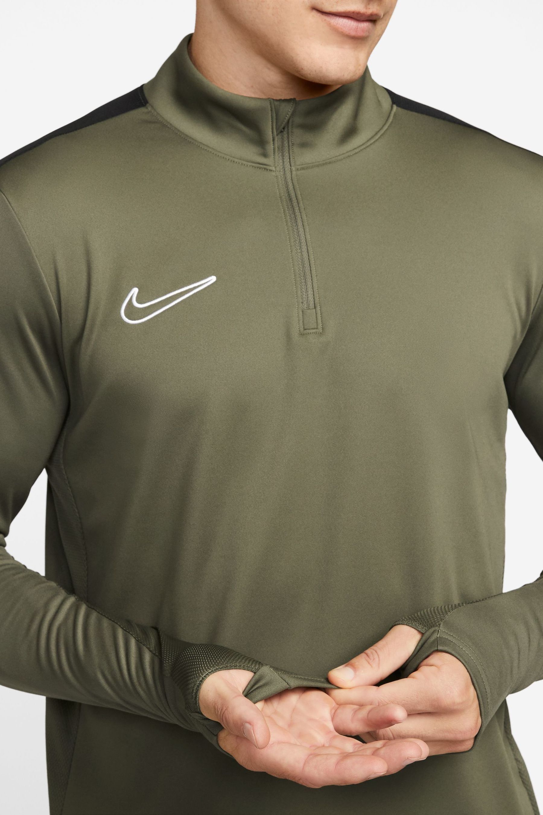 Nike khaki half zip online