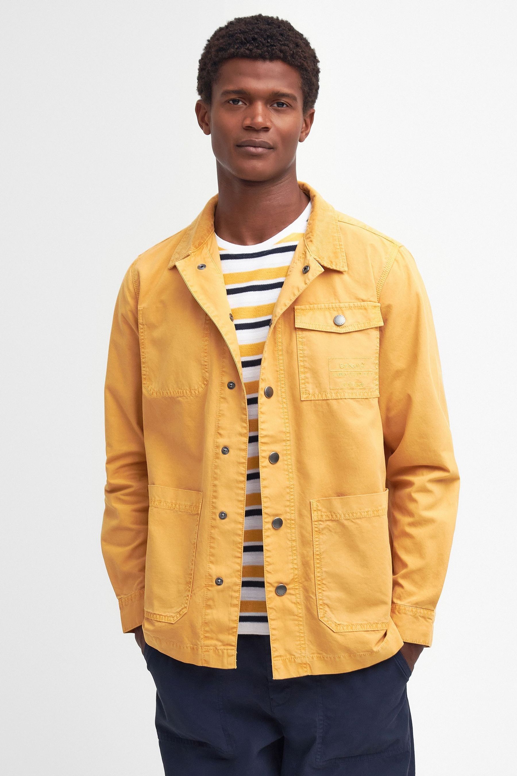 Buy Barbour Gold Grindle Overshirt from the Next UK online shop