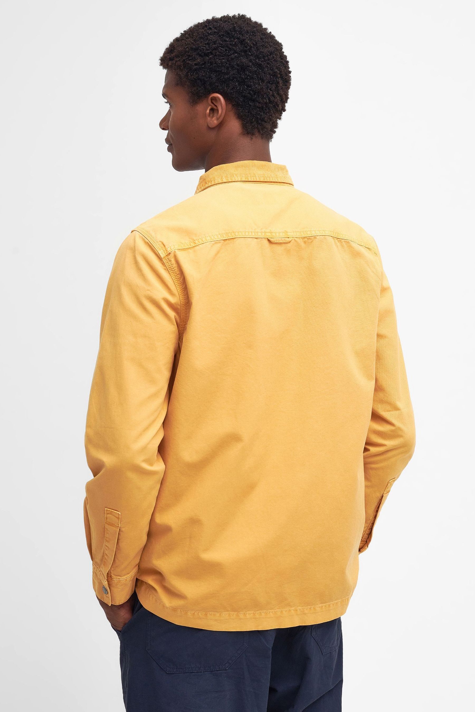 Barbour shirts mens gold on sale