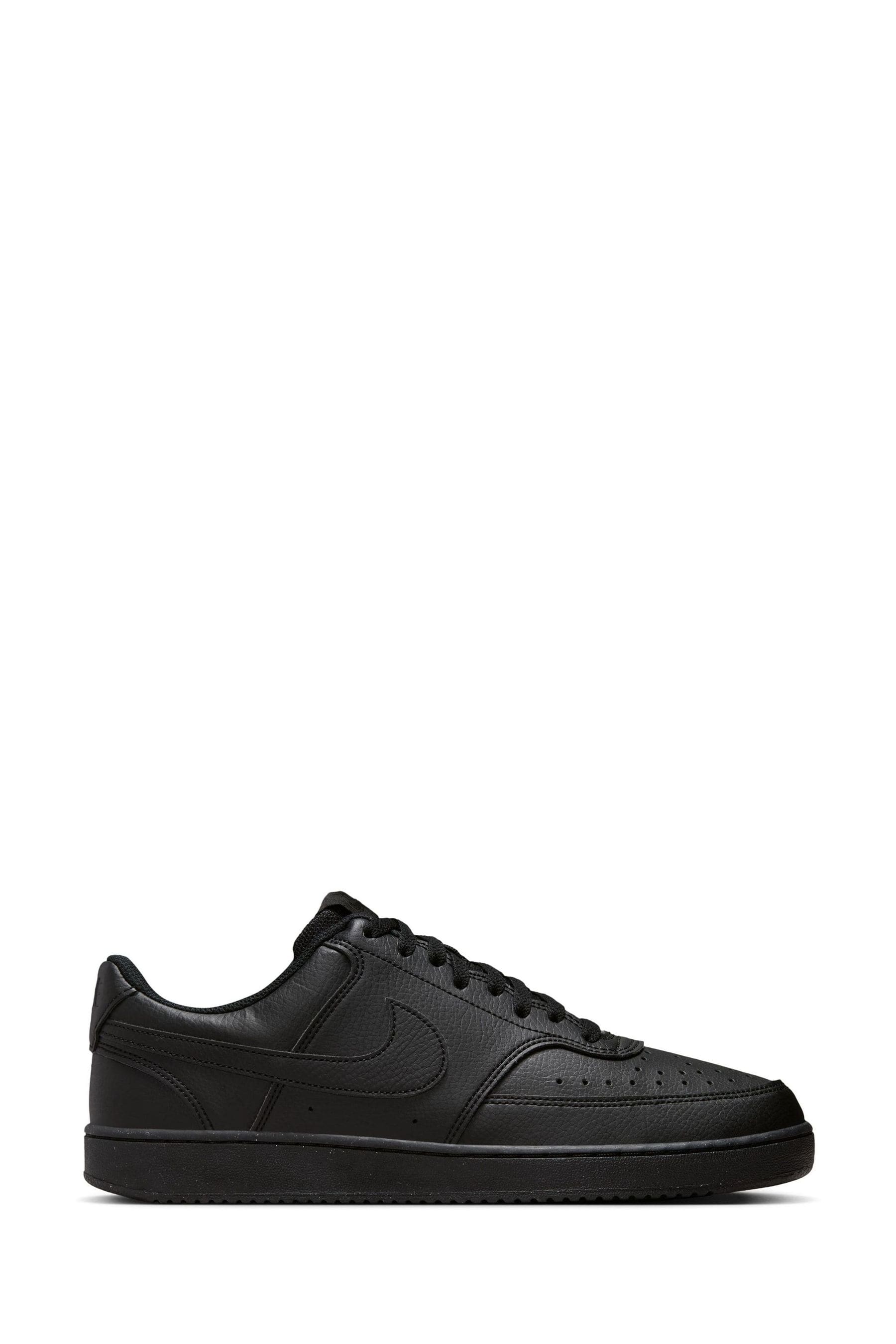 Buy Nike Black Black Court Vision Low Trainers from the Next UK online shop
