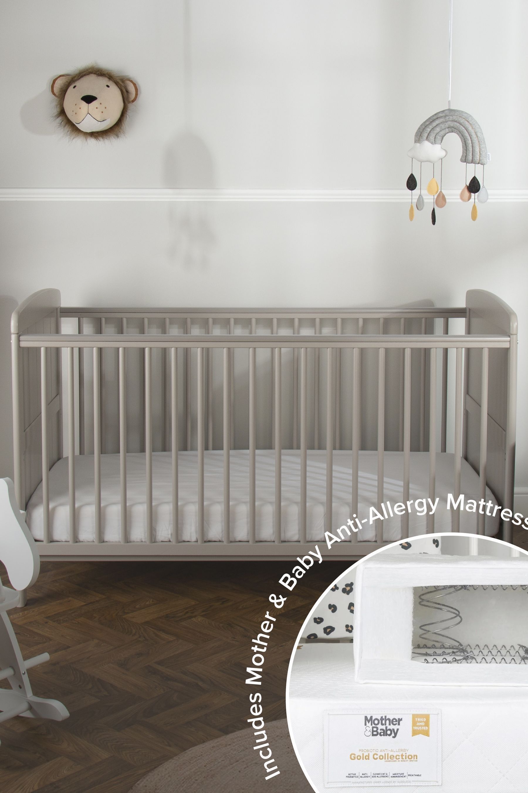 Rose gold sale cot bed