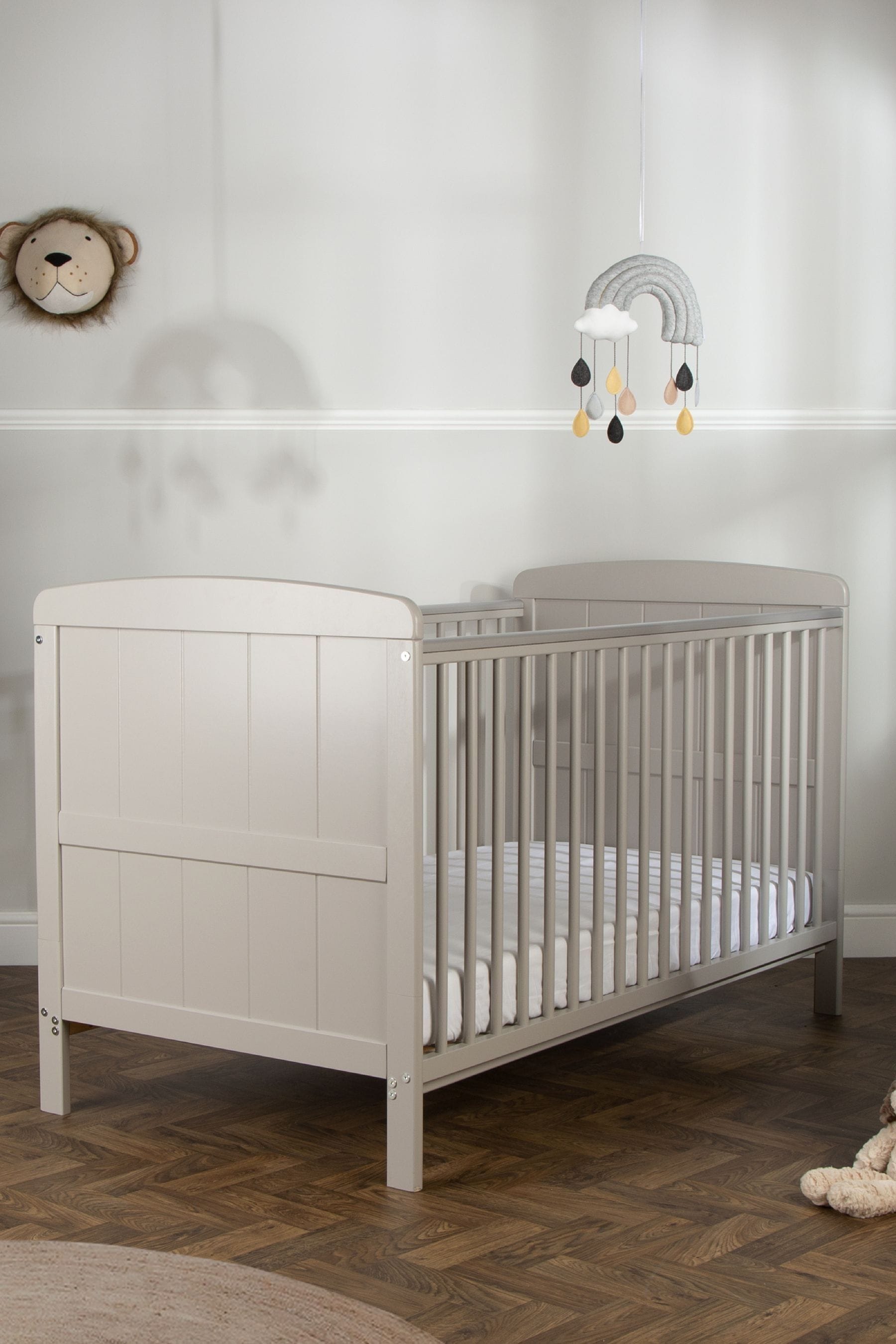 Rose gold baby cot top