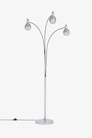 Chrome Carson 3 Light Floor Lamp - Image 6 of 8