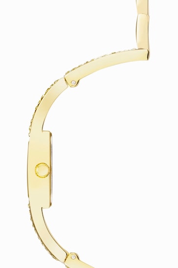 Sekonda Crystal Gold Tone Alloy Bracelet Watch