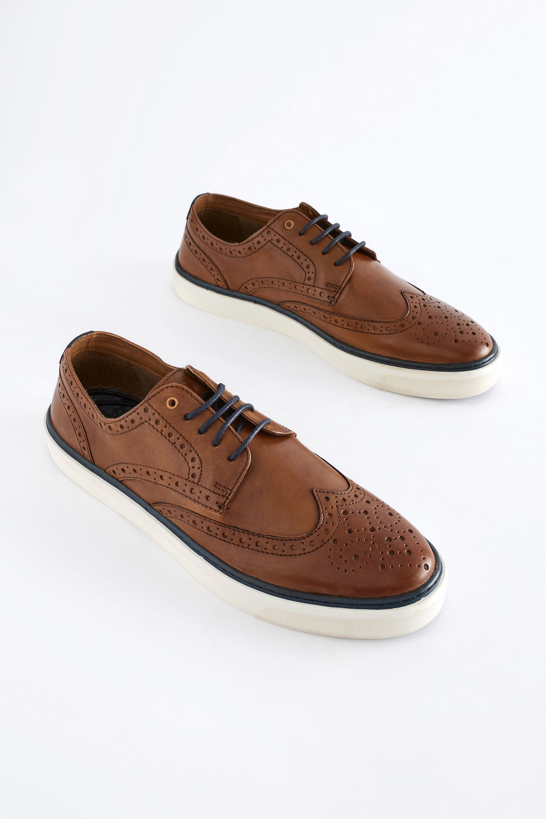 Mens best sale trainer brogues