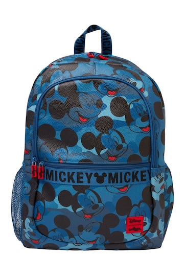 Smiggle Blue Mickey Mouse 3 Piece School Bundle Bag