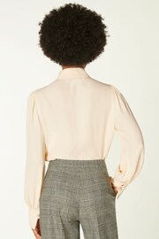 LK Bennett Sonya Crepe Blouse With Pearl Buttons - Image 2 of 4