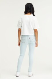 Levi's® White High Rise Cropped Batwing Logo T-Shirt - Image 3 of 5
