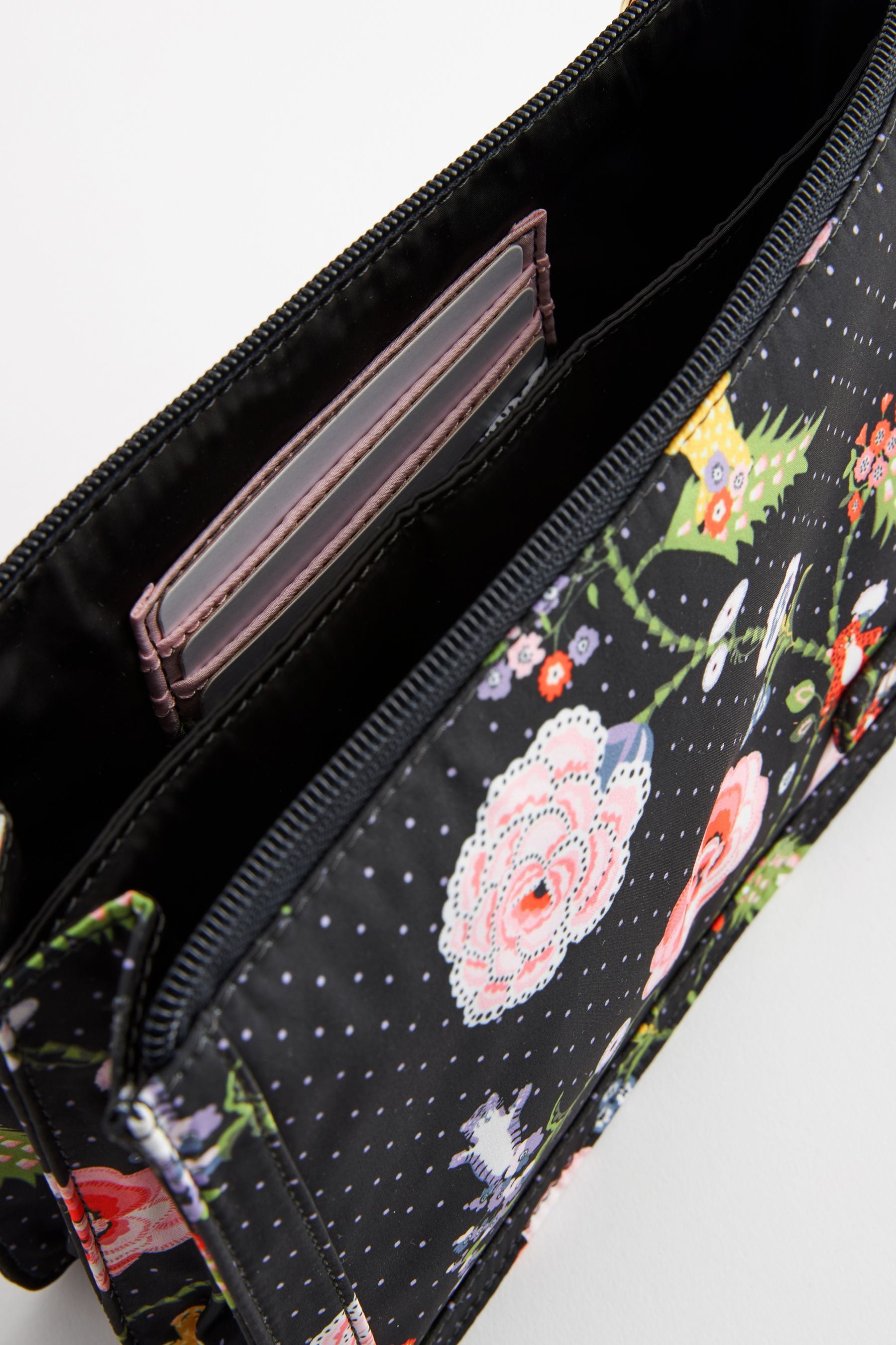 Cath Kidston Black Double Pouch Bag onesize Womens