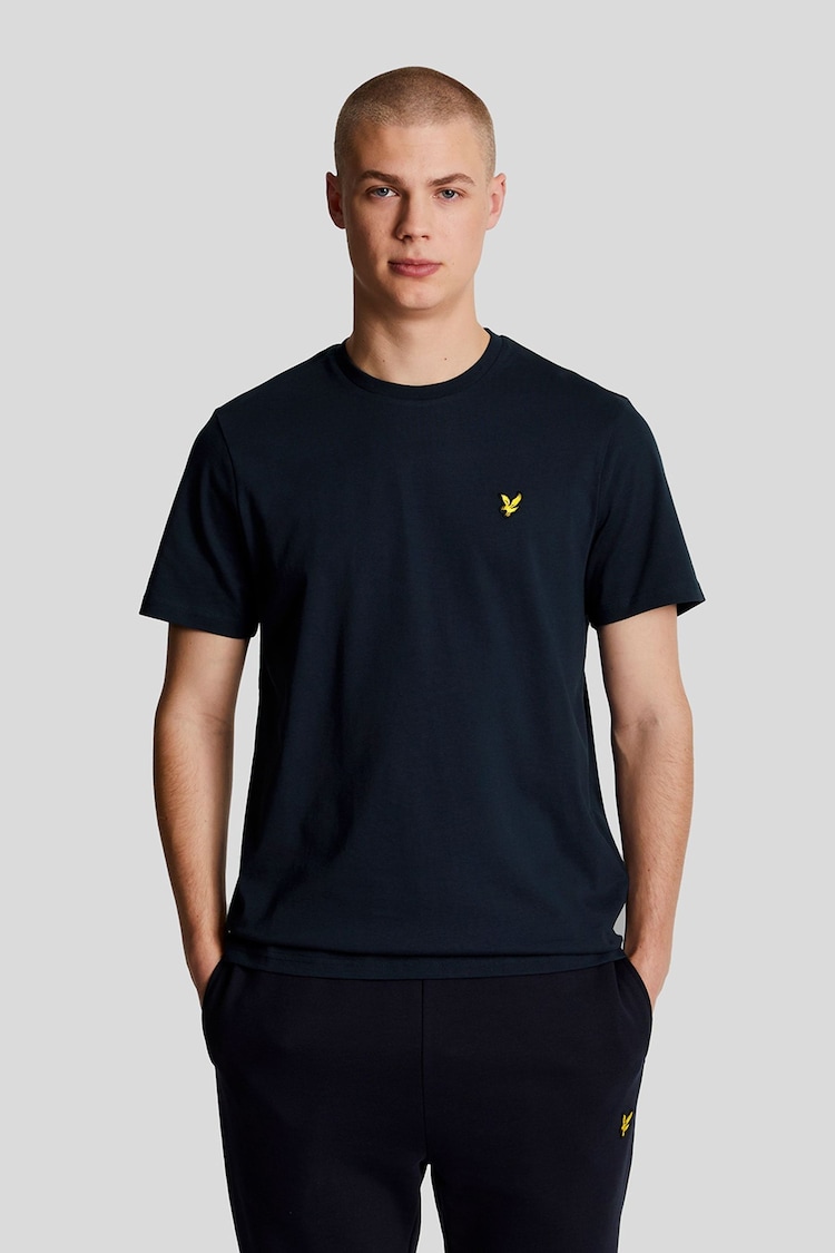 Lyle & Scott Navy Crew Neck T-Shirt - Image 1 of 5