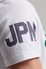 Superdry White Essential Logo Embriodery T-Shirt - Image 7 of 11