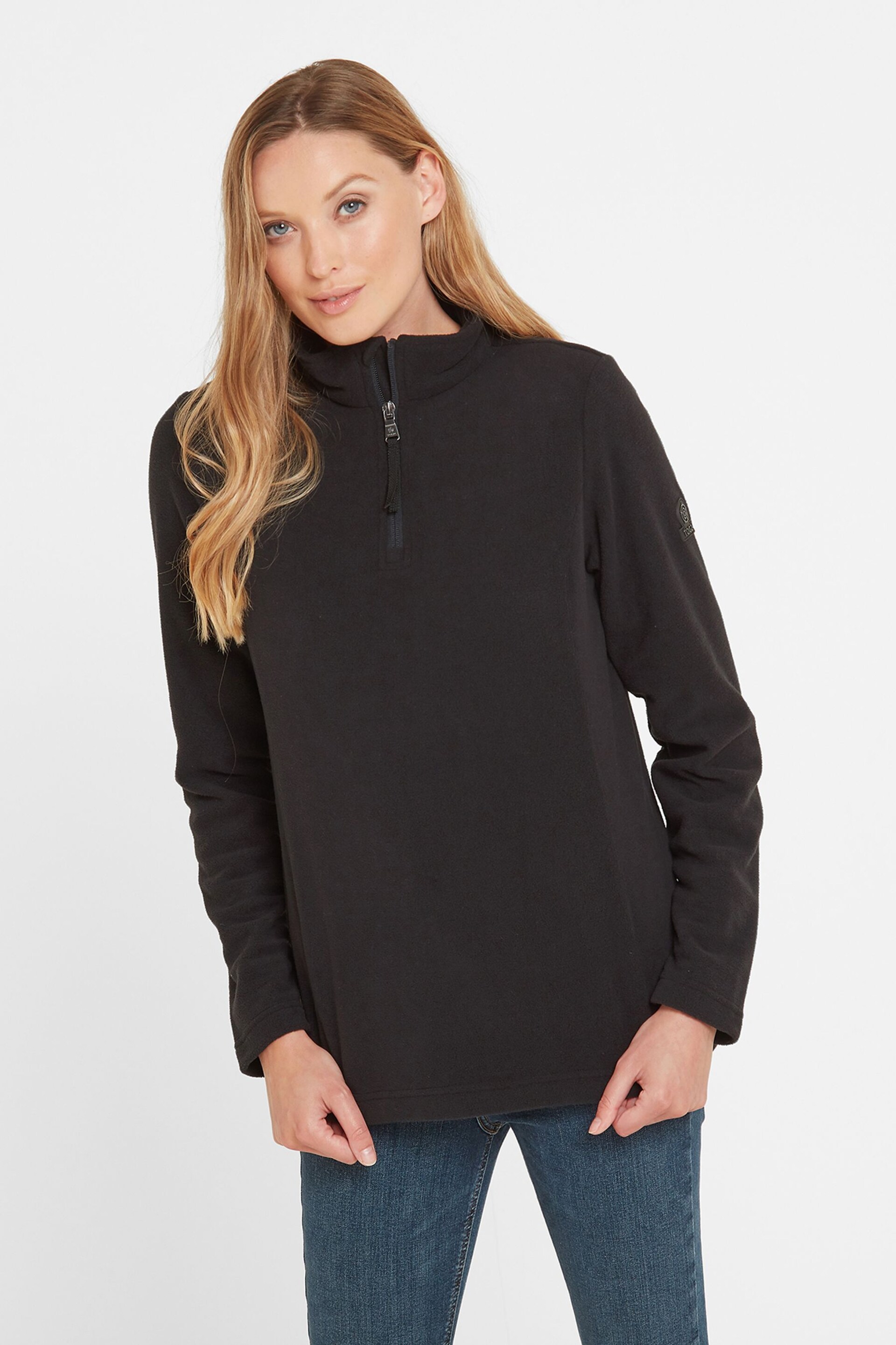 Tog 24 Black Shire Half Zip Neck Fleece - Image 1 of 4