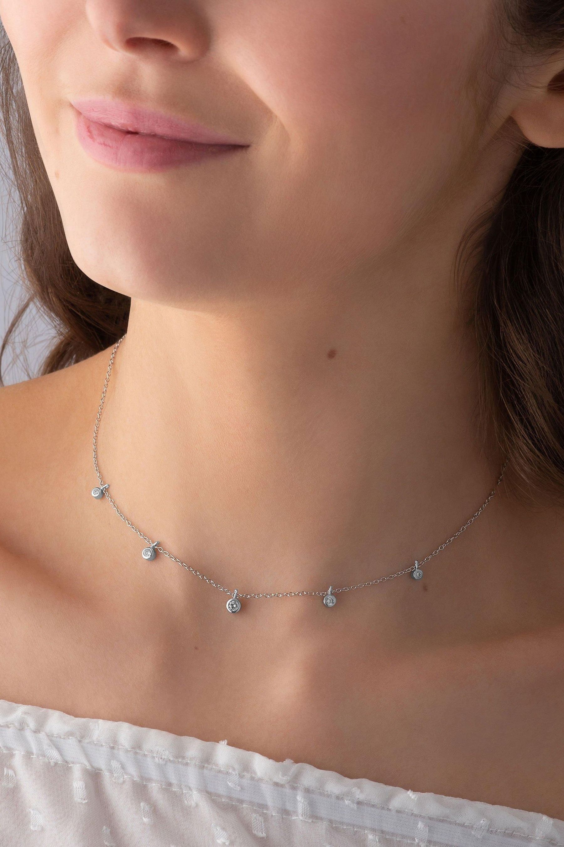Cubic zirconia choker online