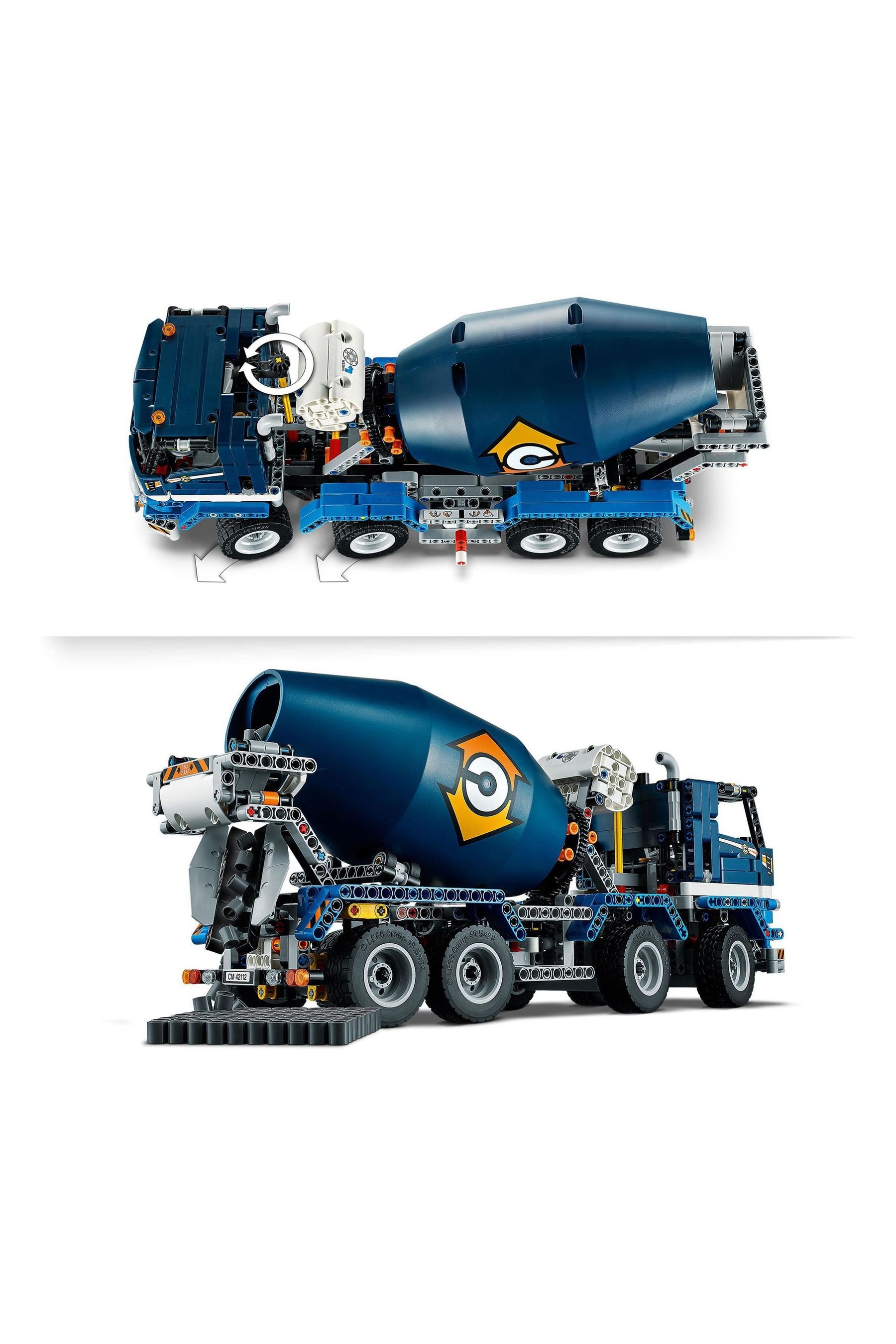 Buy LEGO Technic Concrete Mixer Truck Toy Construction Set 42112 from the Next UK online shop