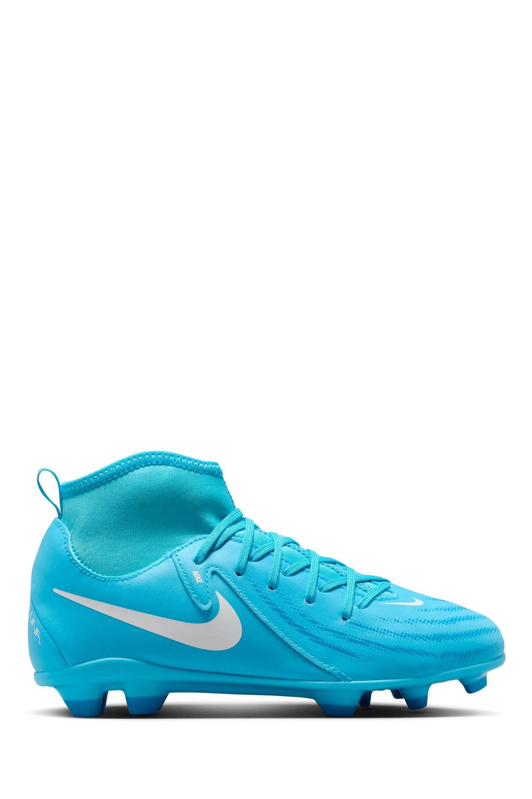 Nike Glacier Blue Kids Phantom Luna 2 Club Multi Ground Football Boots