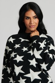 South Beach Silver Funnel Neck Knit Jumper - Image 4 of 6