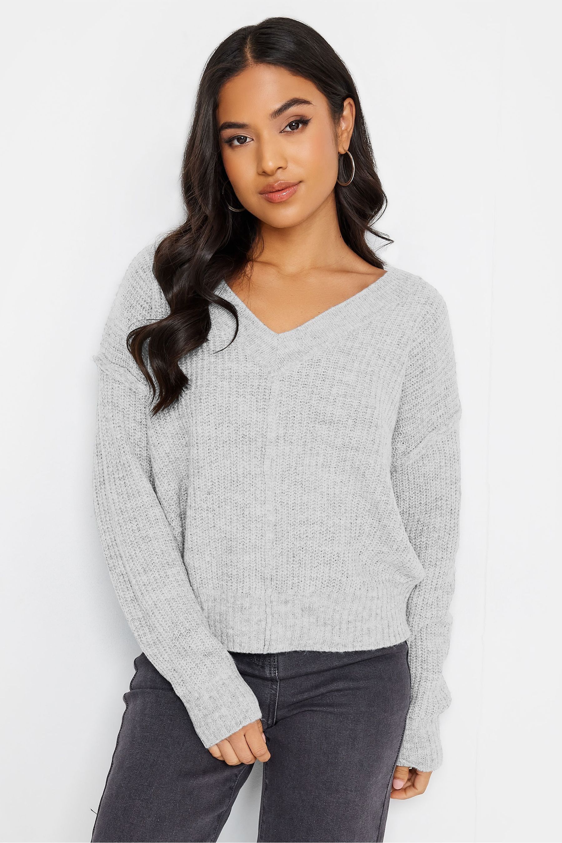 Petite v neck jumper 2025