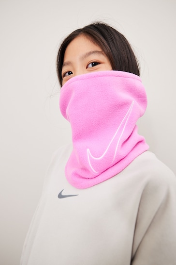 Nike Pink Kids Reversible Neck Warmer