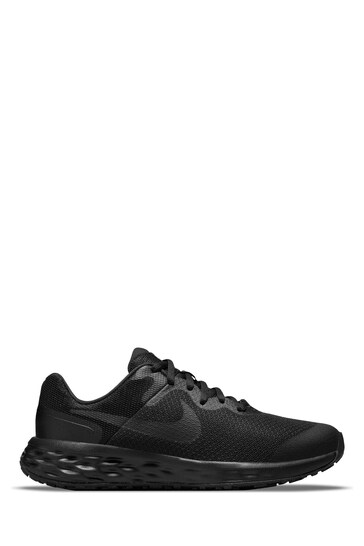 Nike Black Revolution 6 Youth Trainers