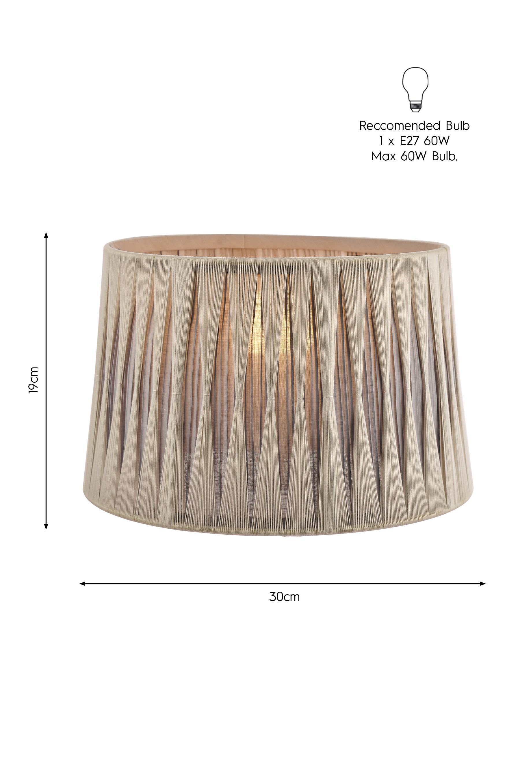 Laura ashley grey clearance lampshade