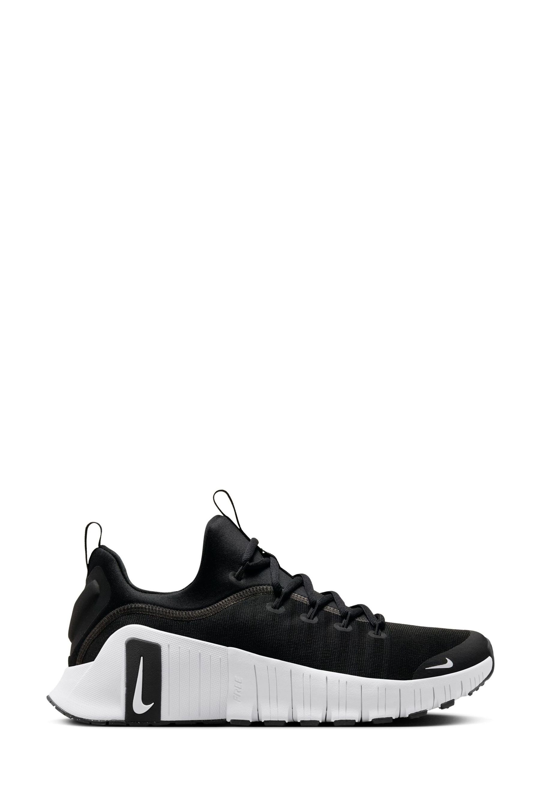 Buy Nike Black White Free Metcon 6 Gym Trainers from Next Luxembourg