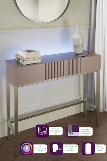 Frank Olsen Mulberry Iona 2 Drawer Console Table with Smart Features