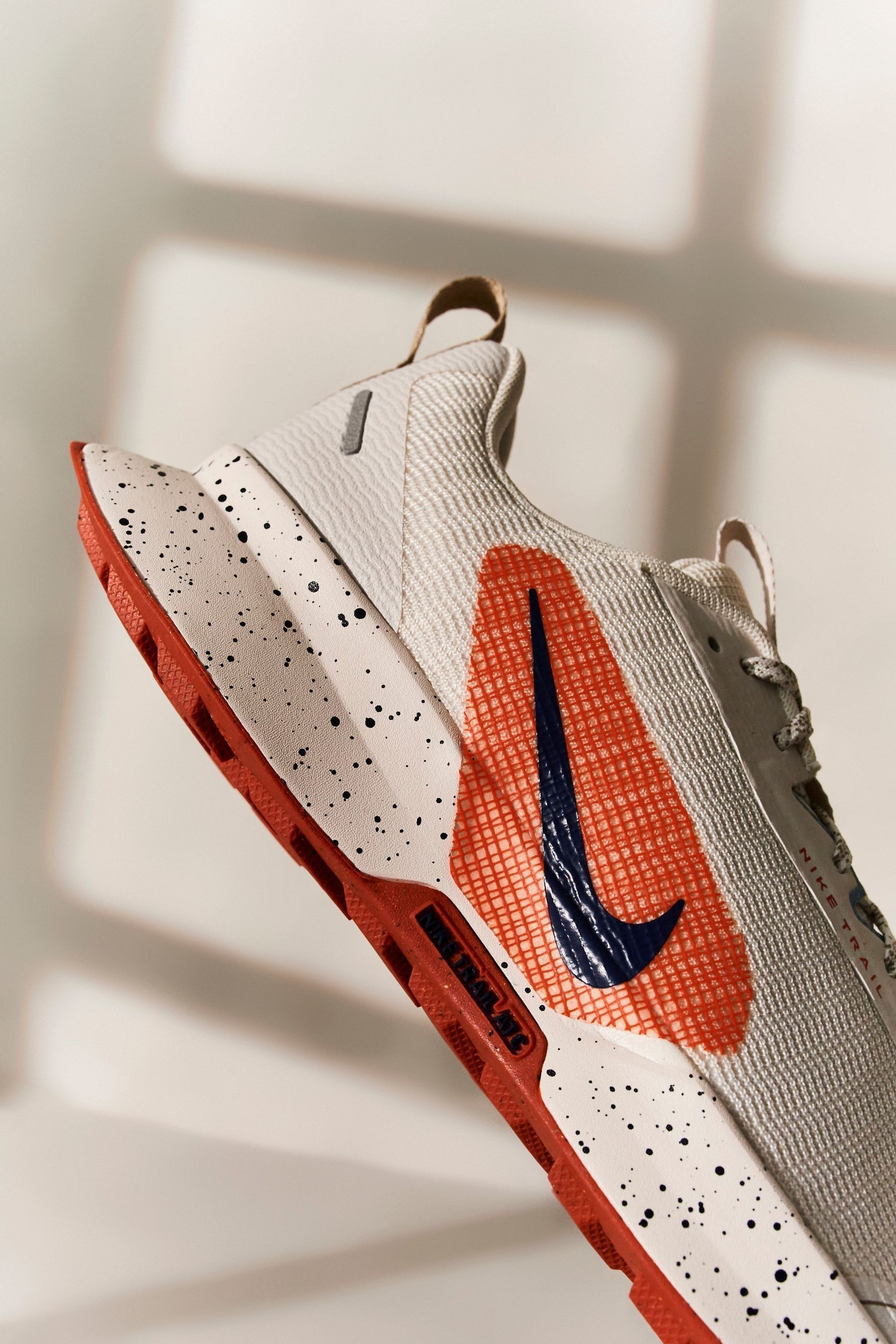 Nike white navy top
