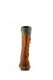 Lunar Spire II Tan Waterproof Long Brown Boots - Image 3 of 7