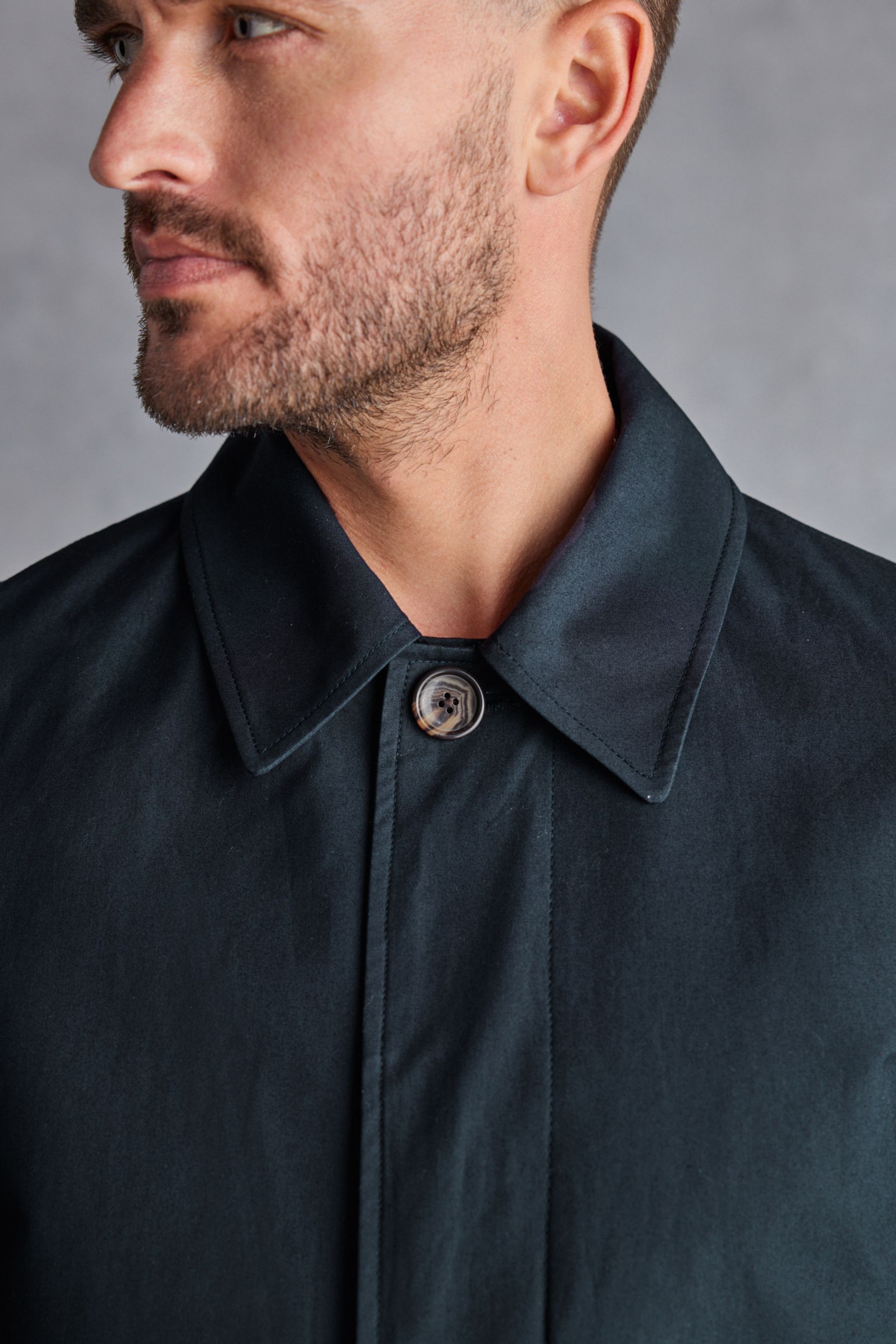 Mens navy mac jacket hotsell