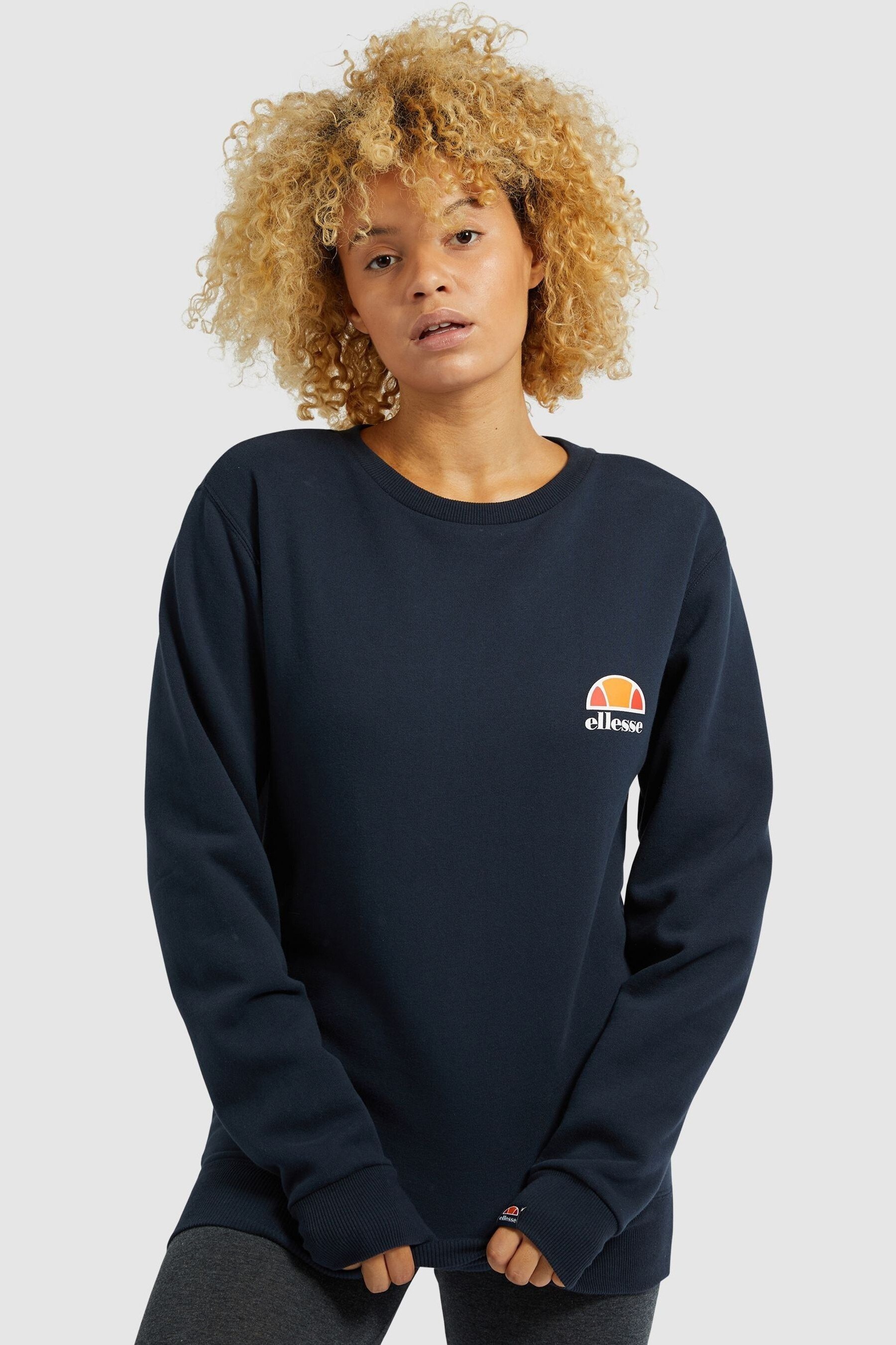 Ellesse navy sweatshirt discount